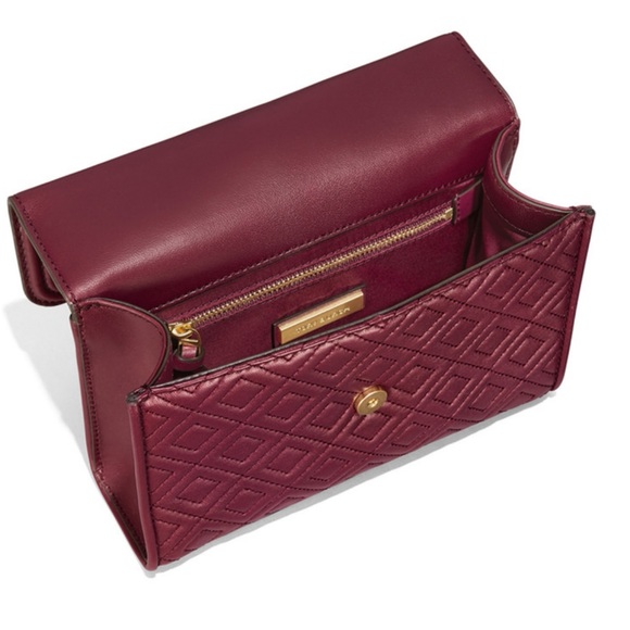 Tory Burch Fleming Garnet Convertible Shoulder Bag - Picture 5 of 16
